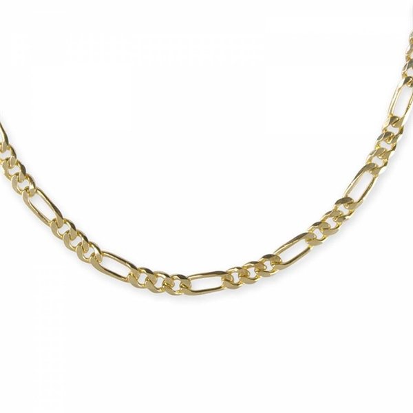 18 in 10 Karat Gold Chain (3 Small Links, 1 Large Link)