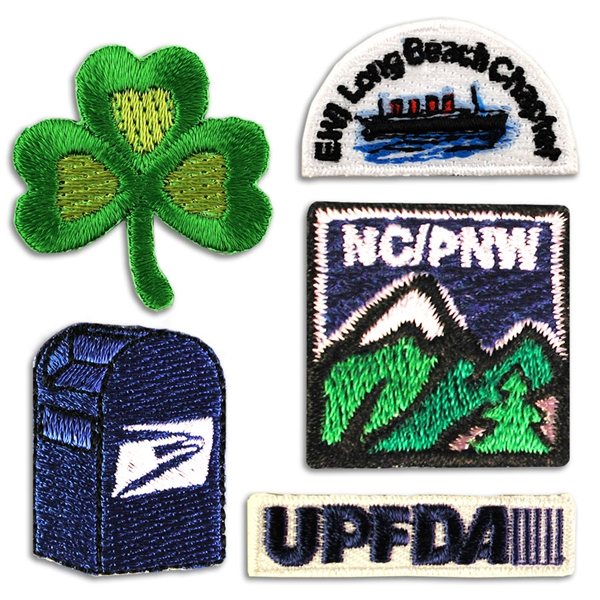 Embroidered Patch Appliques 1-1/2