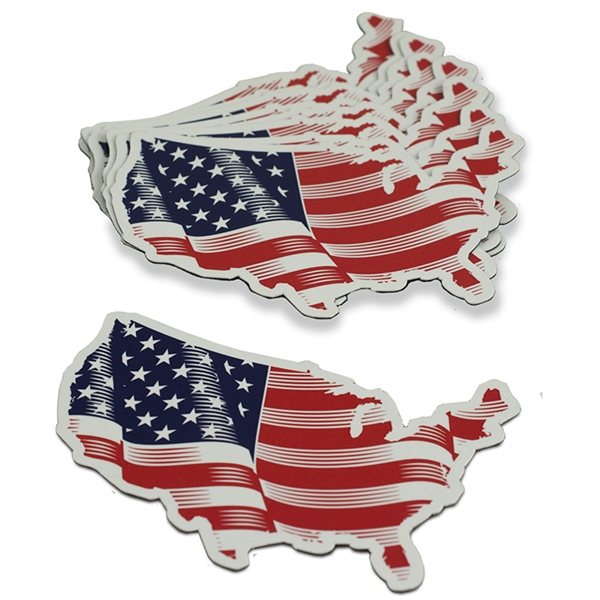USA Shaped Magnet (4 x 2-1/2)
