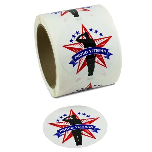 USA Proud 3 Diameter Label