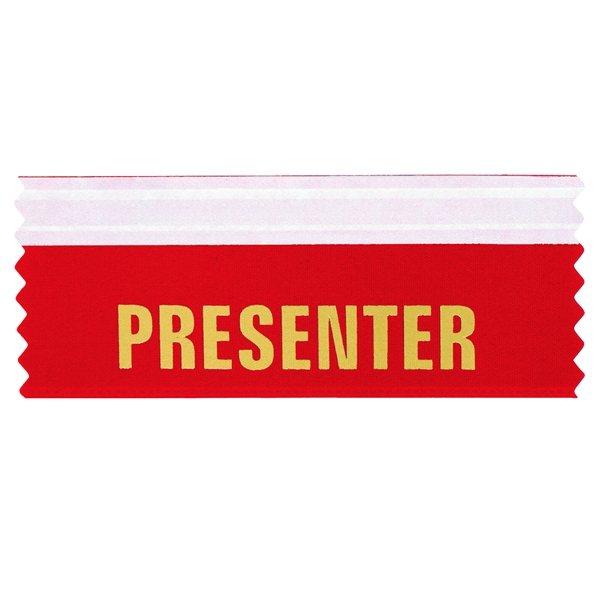 Presenter Ribbon 4L x 1.625W Badge Ribbons