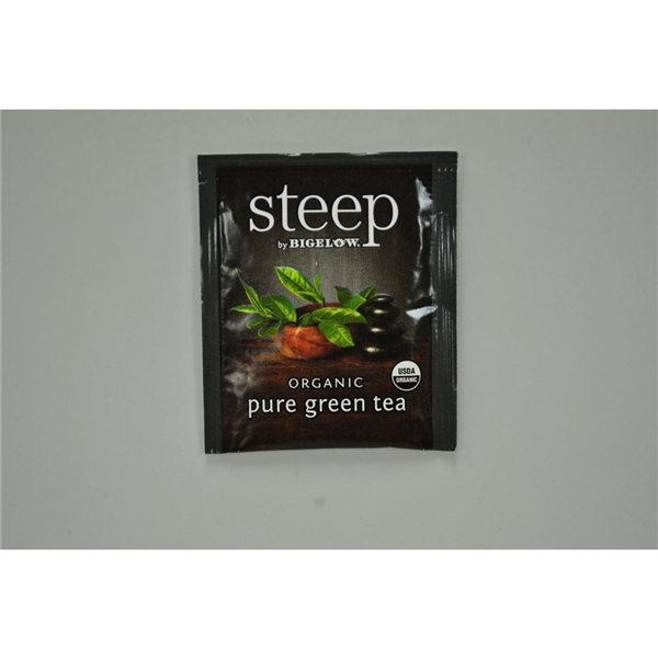 Steep by Bigelowreg Organic Pure Green Tea packet