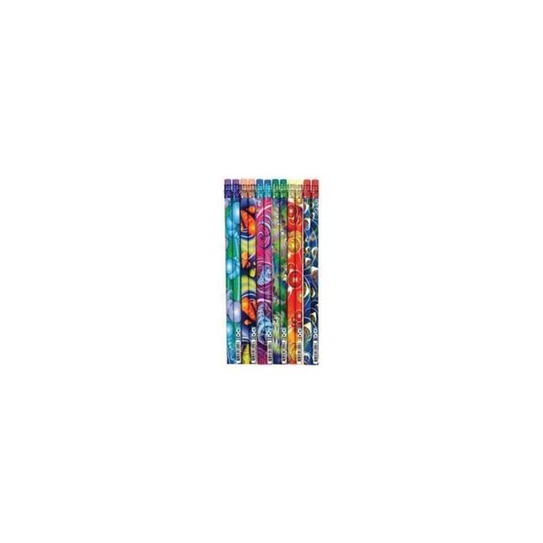 2 Pencils - 144 Count 6 Assorted Designs