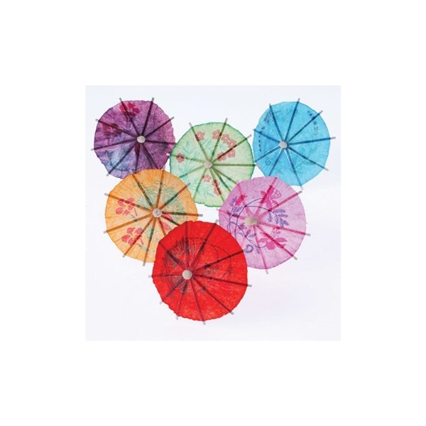 Cocktail Drink Parasols - 48/ Pack