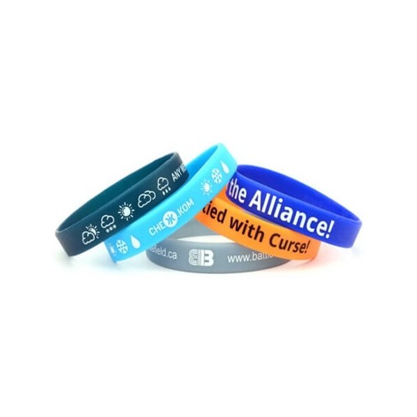 1/2 Printed Custom Wristbands - 1 Day