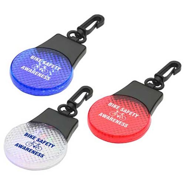 Flashing Reflector Light With Hook Clip