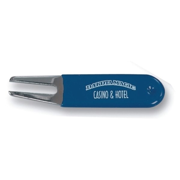 Rubber Coated Gold Divot Repair Tool
