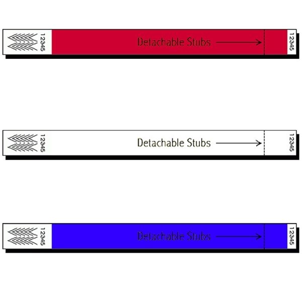 Stub 3/4 Tyvek Wristband