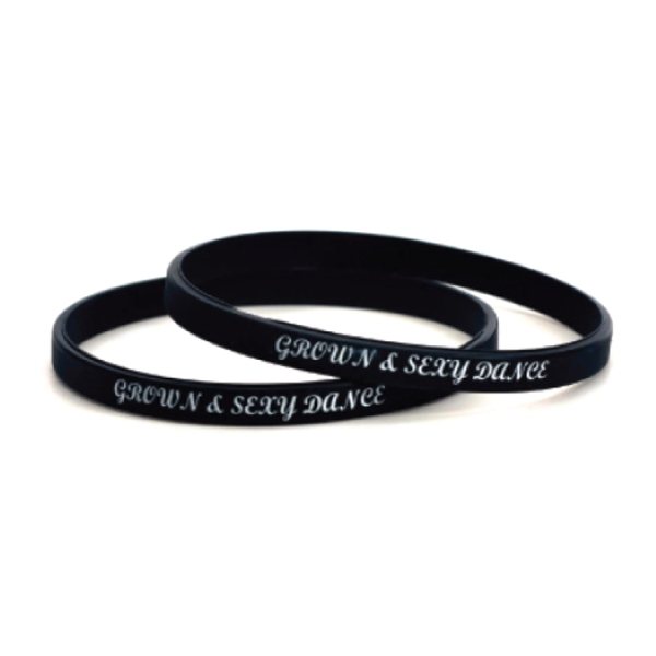 1/4 Glow In The Dark Blank Silicone Wristbands - Thin Bands