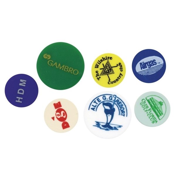 Large Plastic Ball Marker - 2 Color Imprint