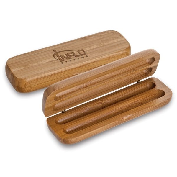 Stein Bamboo Double Pen Box - Blank