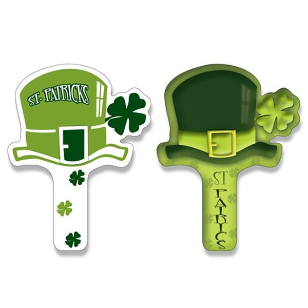 6 Wide St. Patty Hat Rally Fans