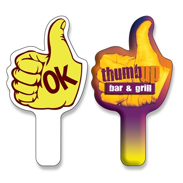 6 Wide Thumbs Up Rally Fans