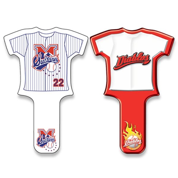 6 Wide Baseball Jersey Rally Fans