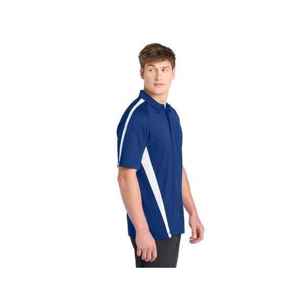 Sport - Tek PosiCharge Micro - Mesh Colorblock Polo. ST685