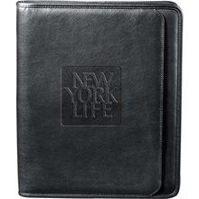 Manhattan Zippered Padfolio with FSC(R) Mix Paper