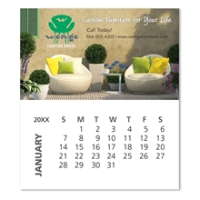 Business Card Magnet with 12- Sheet Calendar