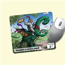 1/16 Heavy Duty Base + OriginL Fabric Surface Mouse Pad, 1/16 x 7 x 8