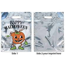 Silver Reflective Pumpkin Bag