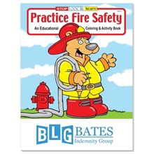 Coloring Book Practice Fire Safety