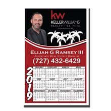 Full Color Digital Calendar Magnet