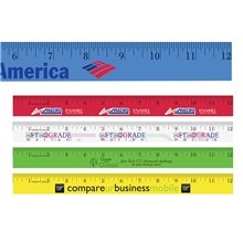 12 Enamel Wood Ruler, Full Color Digital