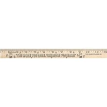 Save / Earn U Color Rulers - Natural wood finish