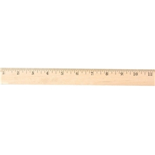 Farm Animals U Color Rulers - Natural wood finish