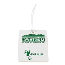 Rectangle Golf Bag Tag
