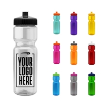 Champion - 28 oz Transparent Bottle with Push pull lid
