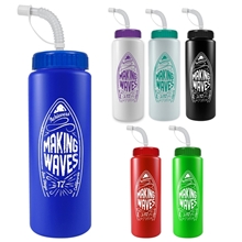 The Sports Quart - 32 oz Bottle (Straw Lid)