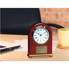 JAFFA(R) Rosewood Arch Clock