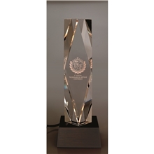 Dramatis Award with Lighted Base