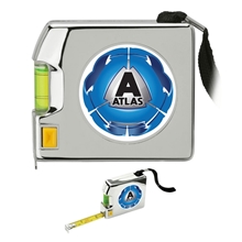 Shorewood 12 ft. Chrome Tape Measure Level