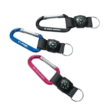 Busbee Carabiner with Compass