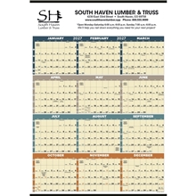 Time Management Span - A - Year (Non - Laminated)