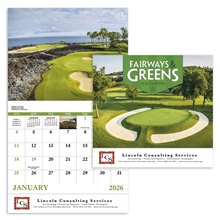 Good Value(TM) Fairways Greens - Stapled Calendar