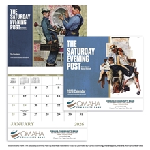 Good Value(TM) The Saturday Evening Post Illustrations by Norman Rockwell Stapled Calendar