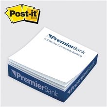 Post - it(R) Custom Printed Notes Quarter - Cube