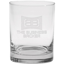 14 oz Executive Double Old Fashion - Deep Etched