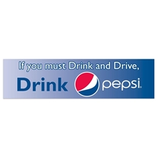 Bumper Sticker Rectangle 3 x 11 1/2 White Vinyl
