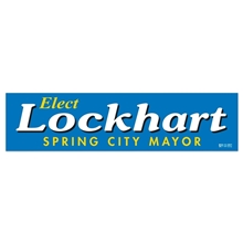 Bumper Sticker Rectangle 3 3/4 x 15 White Vinyl