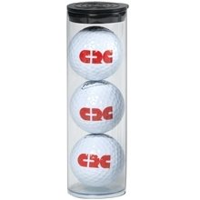 3 Golf Balls in Tube