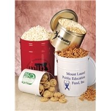 1 Gallon Gift Tin with Pretzels