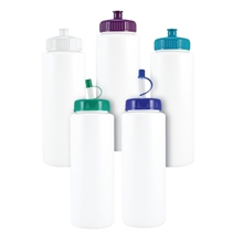 32 oz White Sports Bottle