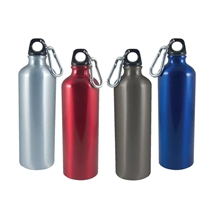 25 oz Aluminum Bottle w / Carabiner - BPA Free
