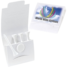 4-1 Golf Tee Packet - Value Pak 2-1/8 tees