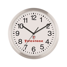 12 Slim Metal Wall Clock