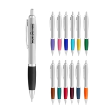 Curvaceous Matte Silver Ballpoint