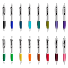 Curvaceous Matte Silver Ballpoint